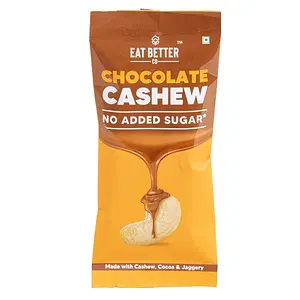 Eat Better Co Chocolate Coated Cashews - No Added Sugar - Healthy Chocolate Replacement 40g - Pack Of 1