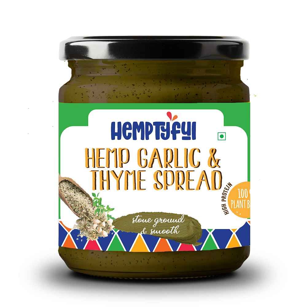 

Hemptyful Garlic & Thyme Hemp Spread 180gm