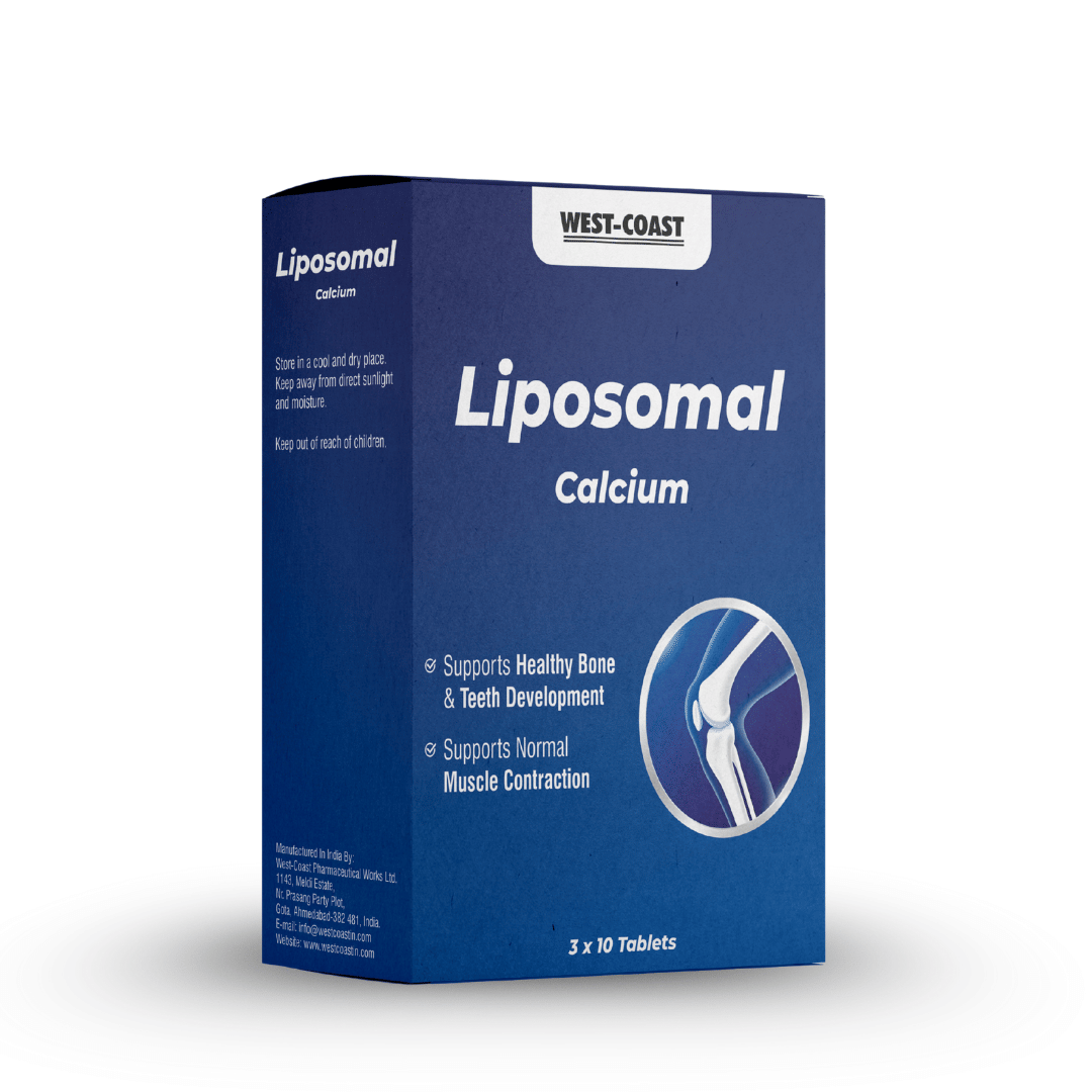 

Westcoast Liposomal Calcium 1300mg Supplement – 30 Tablets | 99% Stabilized Liposome Calcium | High Absorption | Bone, Joint, Muscle & Heart Suppor...