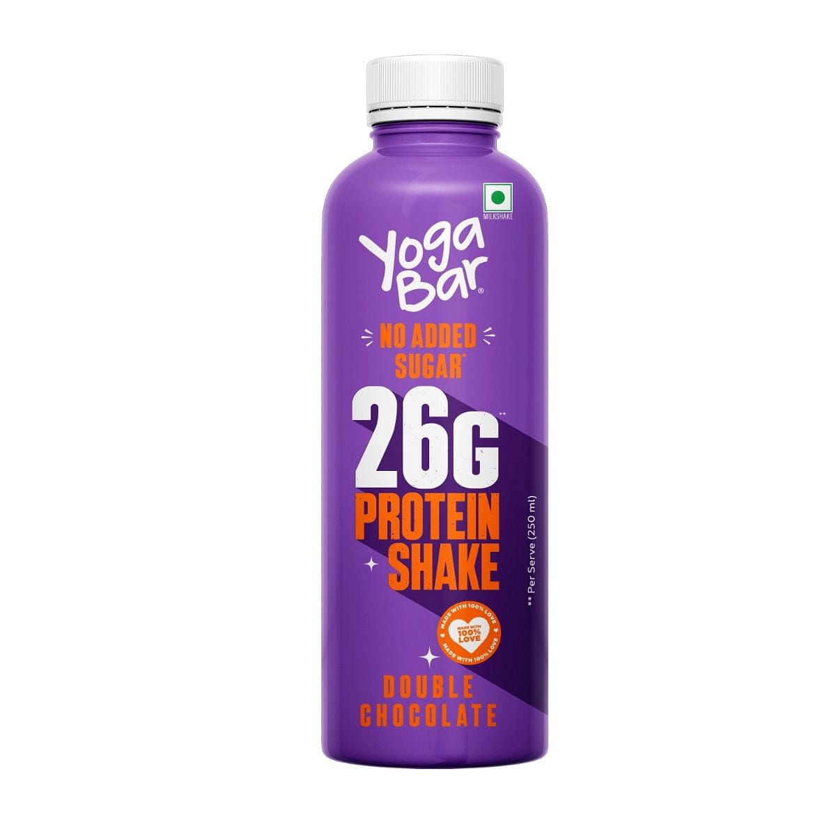 Yoga Bar Double Chocolate Protein Shake, 26g Protein- Double chocolate-image-6