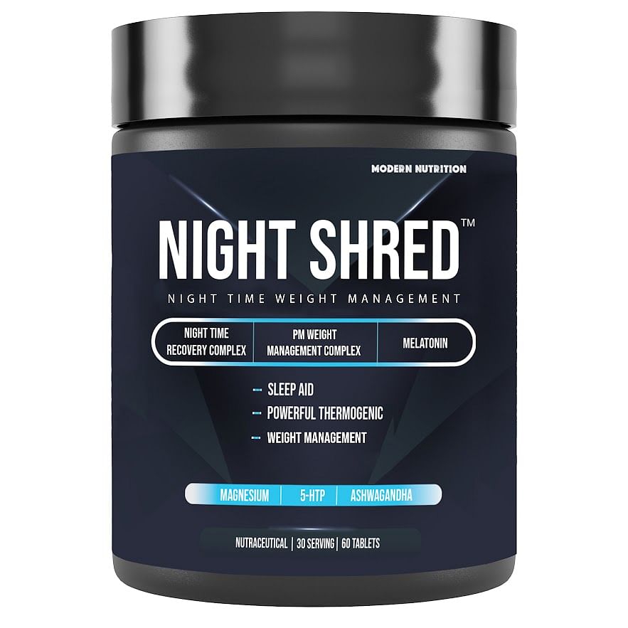 

Modern Nutrition Night Shred | Advanced Night Time Fat Burner for Men Women | Natural Sleep|Appetite Suppressant |Powerful Thermogenic | Weight Los...