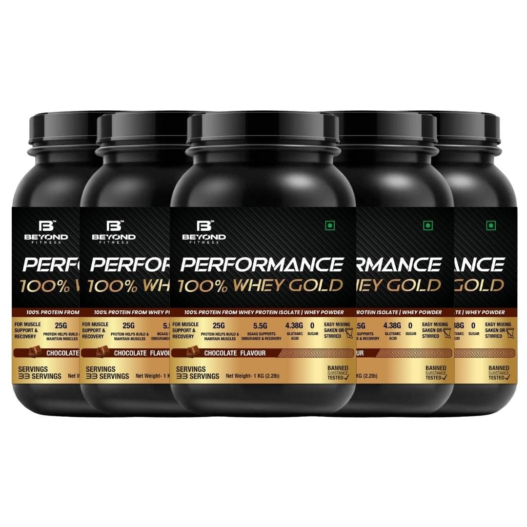 

Beyond Fitness Performance 100% Whey Gold- Post Workout Protein Concentrate, Zero Artificial Flavors & Sweeteners, Gluten Free, 25g Protein, 5.5g B...