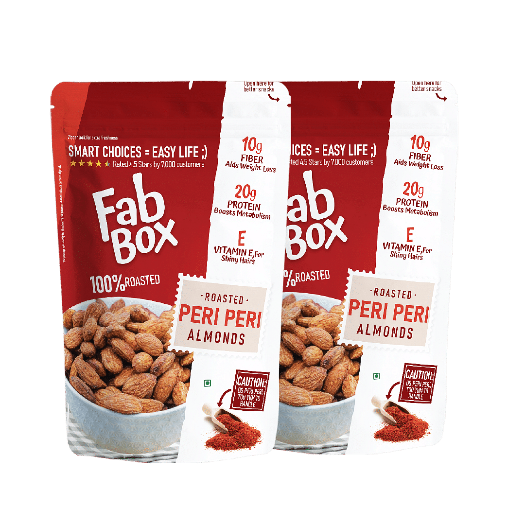 

Fabbox Peri Peri Almonds 120g | Pack of 2