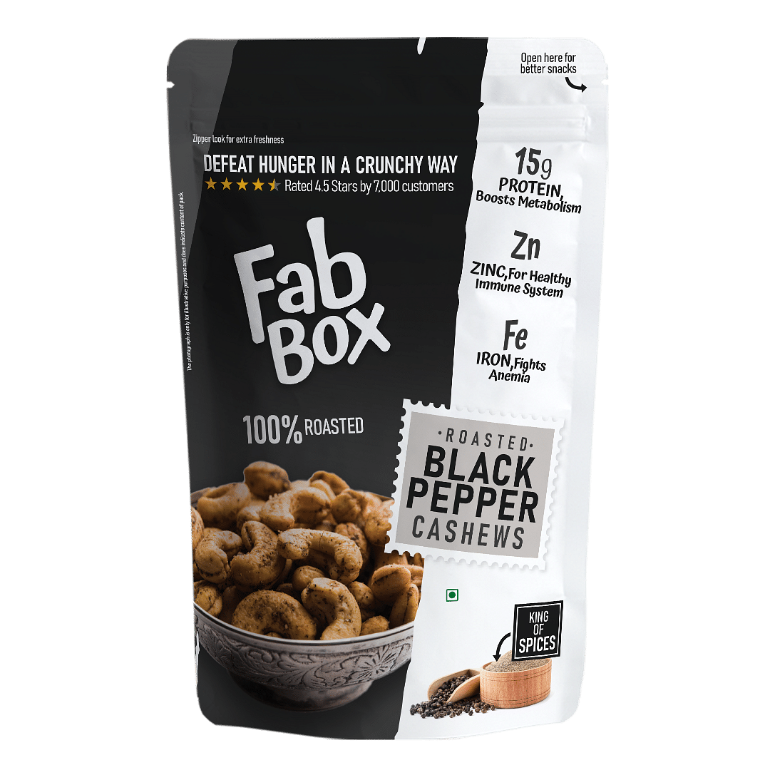 

Fabbox Pepper Cashews 120g