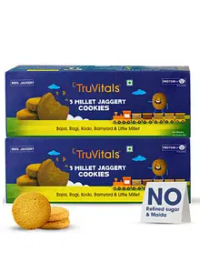 TruVitals 5 Millet Jaggery Cookies- Pack of 2