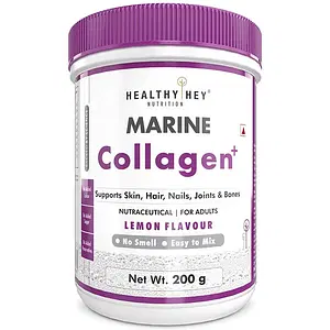 Healthyhey Nutrition Hydrolysed Marine collagen powder 200g Lemon
