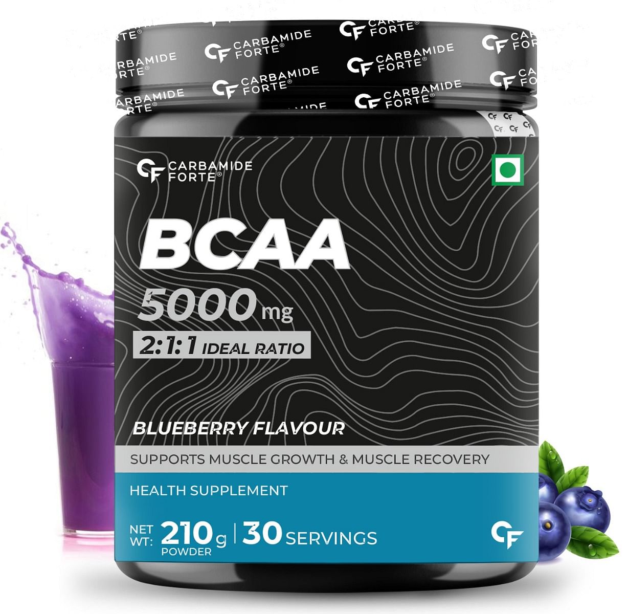 

Carbamide Forte BCAA 5000mg Supplement for Men & Women 7g Serving with Ideal 2:1:1 Ratio | BCAA Powder for Muscle Growth & Muscle Recovery - Bluebe...