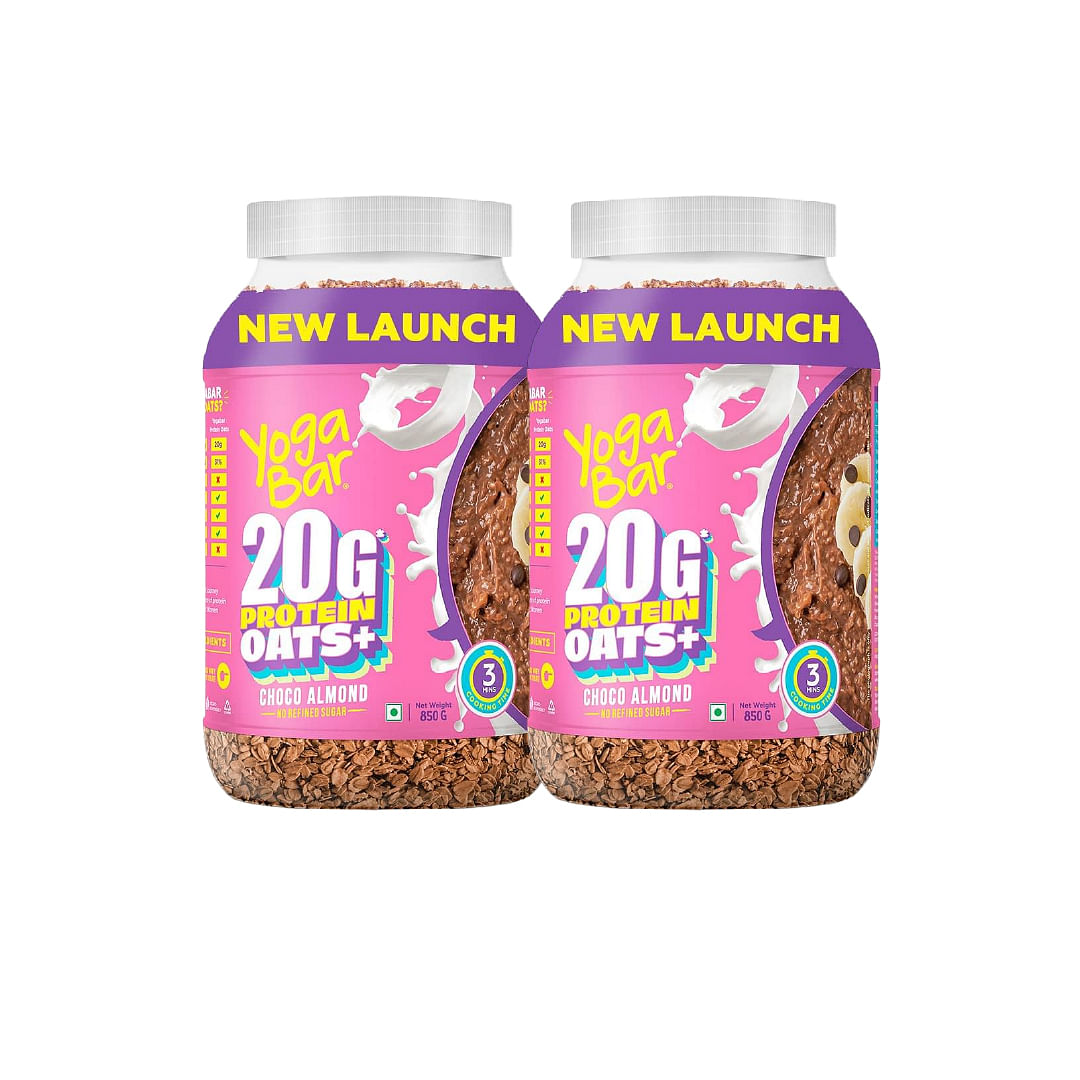 

Yogabar 850g | 20g Protein | Choco Almond | Rich Omega 3 | Seeds | Dry Fruit |High Fiber | Weight Management | Pack of 2