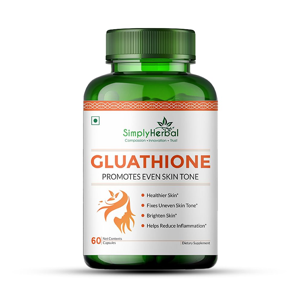 

Simply Herbal Plant Based Glutathione 1000mg - 60 Capsules