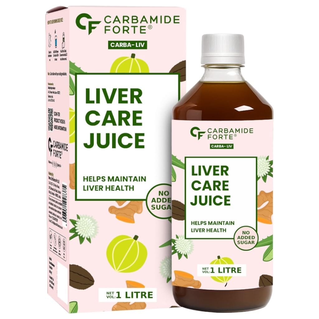 

Carbamide Forte Ayurvedic Liver Care Juice | Herbal Liver Detox Supplement | Antioxidant-Rich Formula with 5 Ayurvedic Herbs | Liver Cleanser for D...