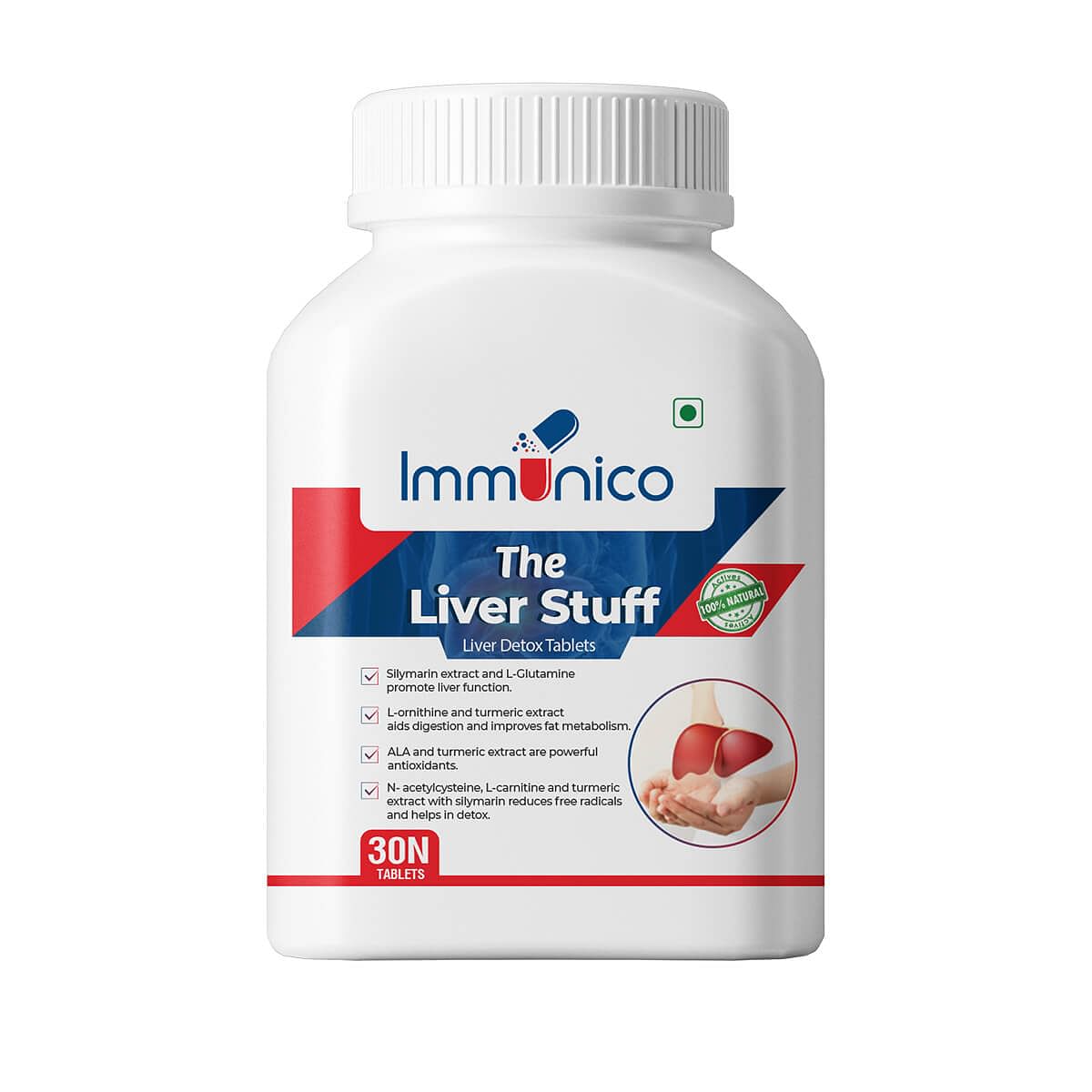 

Immunico The Liver stuff, Liver Detox - 30 Tablets