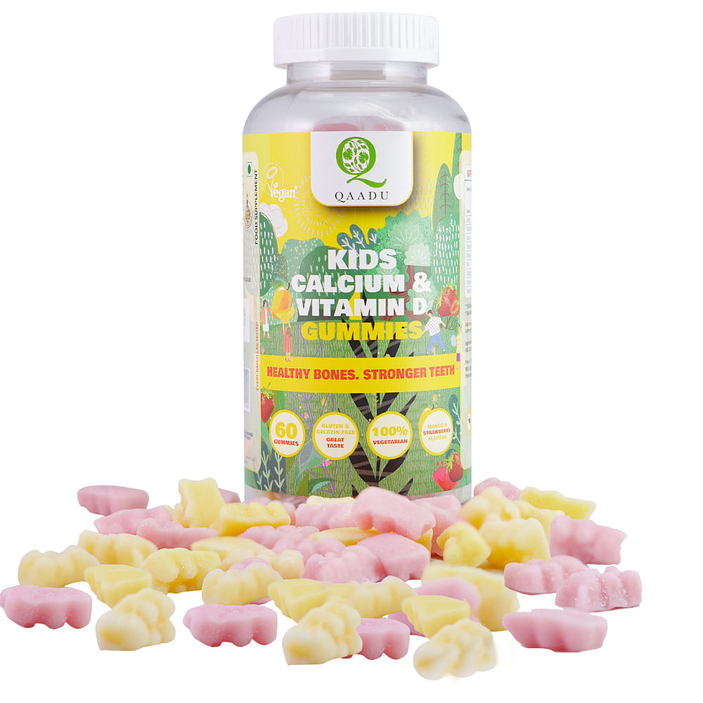 

Qaadu Kids Calcium & Vitamin d gummies