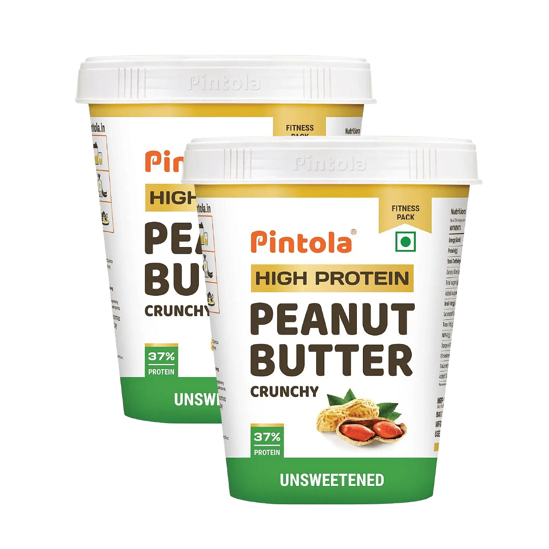 

Pintola All Natural High Protein Peanut Butter Made With 100% Roasted Peanuts | High In Fiber, Naturally Gluten-Free, No Added Sugar | Unsweetened,...