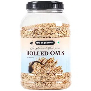 Urban Platter Rolled Oats, 2Kg (High-fiber Breakfast Cereal / Use for Baking, Granola and Oatmeals / Rich in Beta Glucans)
