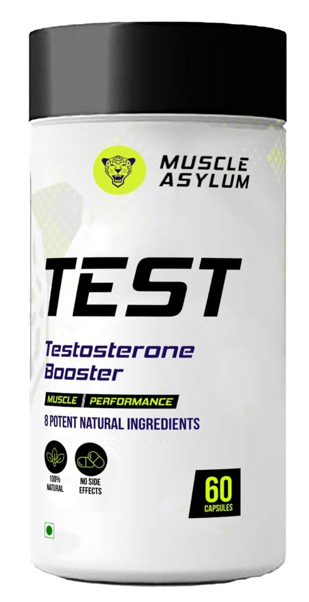

Muscle Asylum TEST | Muscle Performance- (60 Capsules)