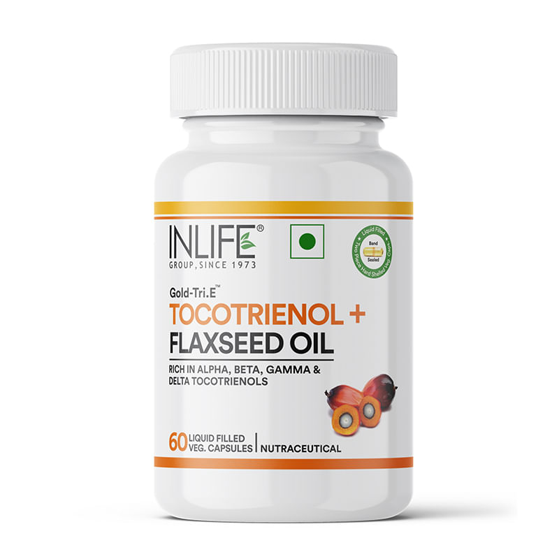 

INLIFE Tocotrienol Oil 10mg (Gold Tri.E) & Flaxseed Oil 480mg Capsules | Extra Virgin Cold-Pressed Omega-3, 6 & 9 | Plant-Based Formula| Supports H...