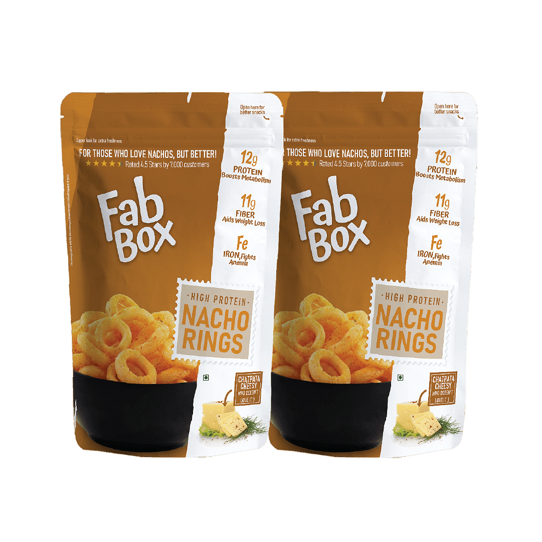 

Fabbox High Protein Nacho Rings160g | Pack of 2