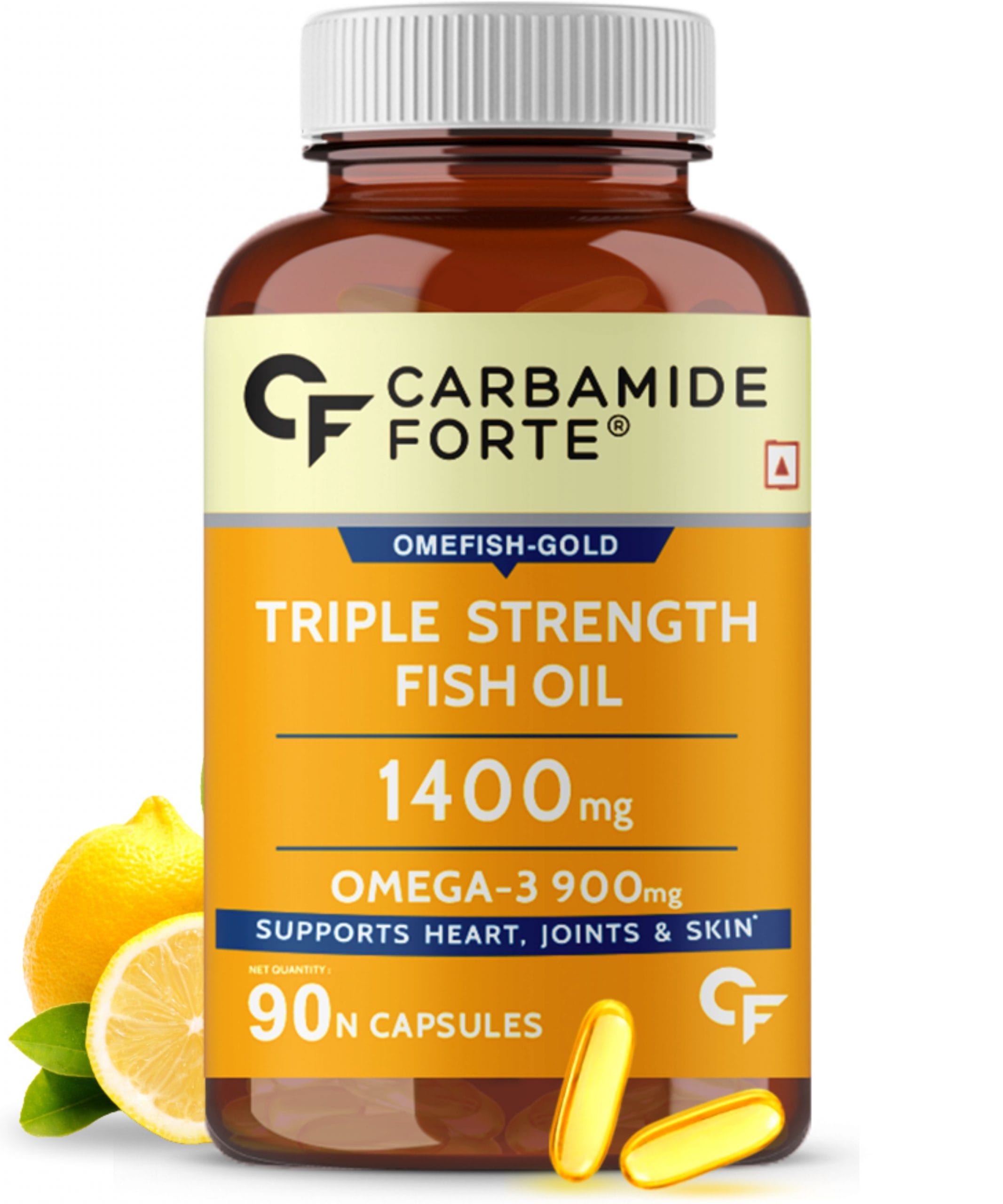 Carbamide Forte Triple Strength Fish Oil 1400mg with Omega 3 900mg for Men & Women