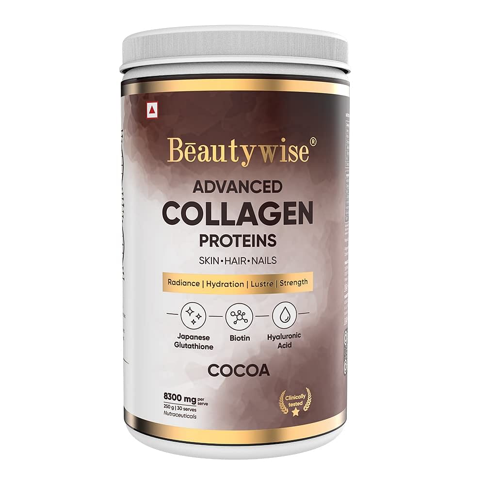 

Beautywise anti-aging Collagen with Glutathione- HA & Biotin - (Cocoa) - (250gm)