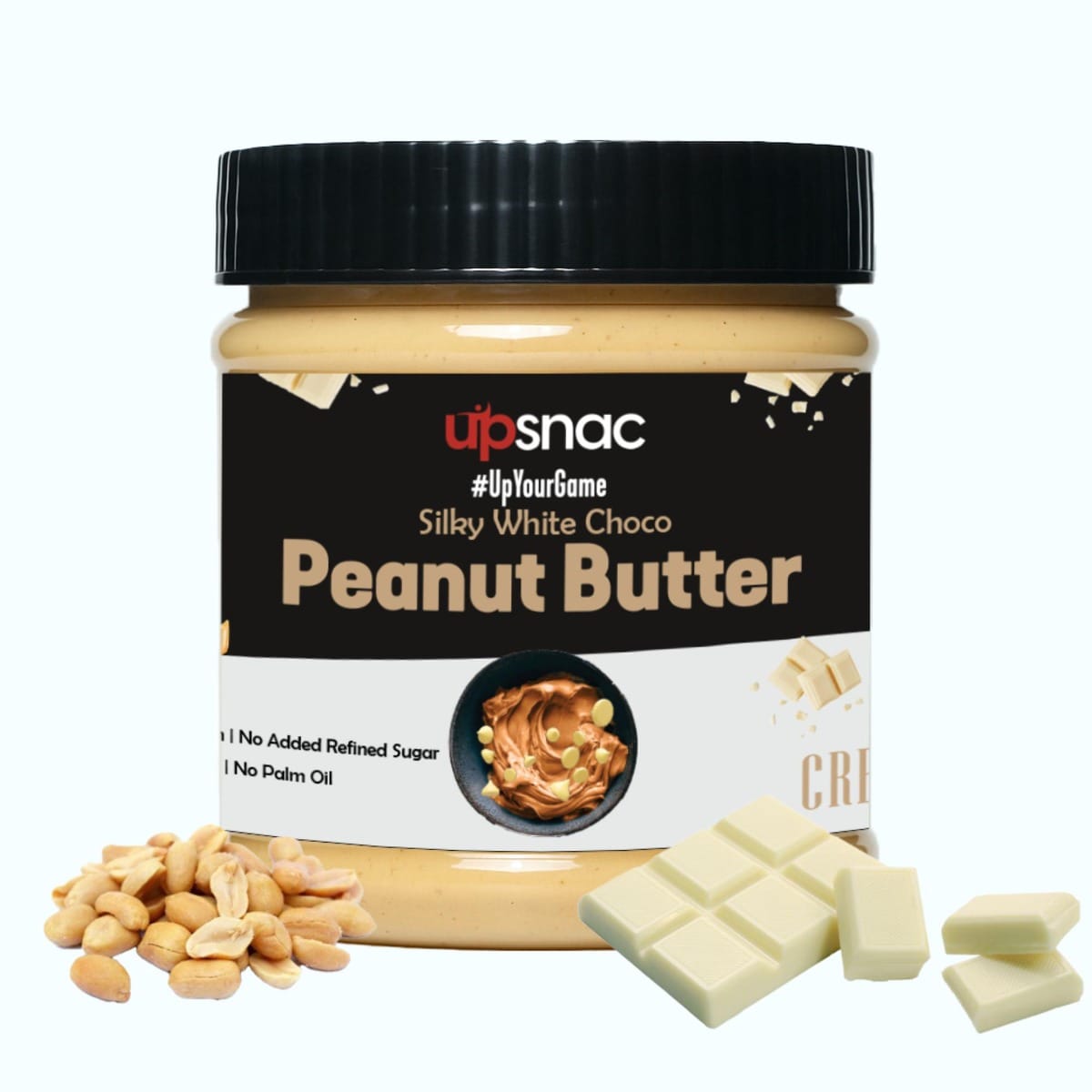Upsnac Silky White Choco Peanut Butter (Creamy)