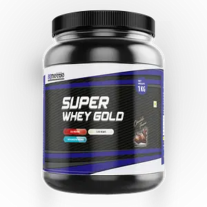 Getmymettle Super Whey Gold Whey Protein 25 g Protein 5.5 g BCAA With Digestive Enzymes Post Workout 0g Sugar Chocolate