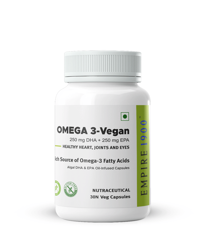 EMPIRE 1900 Omega-3 Vegan Capsules|Omega-3 Veg|Omega-3 for Vegetarians|Algae Omega-3|Vegan Omega-3 Supplements|Vegan Omega-3 Capsules|Vegan essential fatty acids|Omega-3 DHA+EPA-image-29