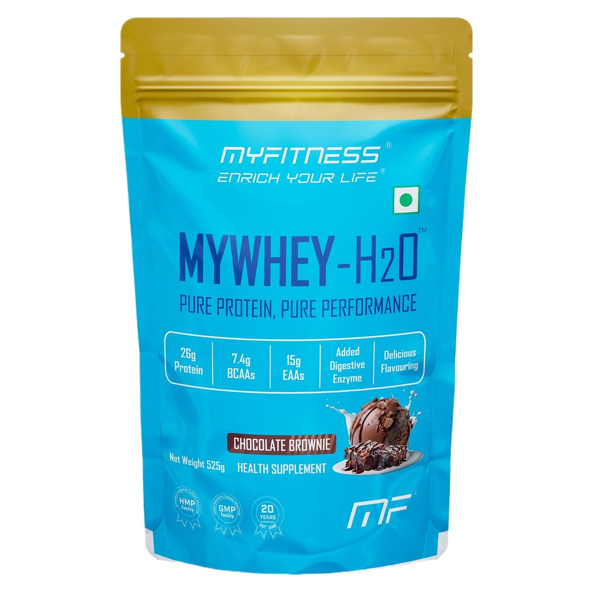 

MYFITNESS Mywhey-H2O 525G |Whey Protein Powder|26G Protein Per Serving | Added Digestive Enzyme|Delicious Flavouring |Pure Protein, Pure Performanc...