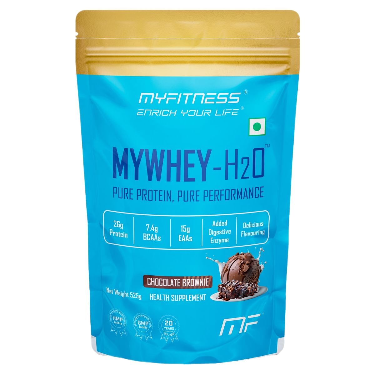 

MYFITNESS Mywhey-H2O 525G |Whey Protein Powder|26G Protein Per Serving | Added Digestive Enzyme|Delicious Flavouring |Pure Protein, Pure Performanc...