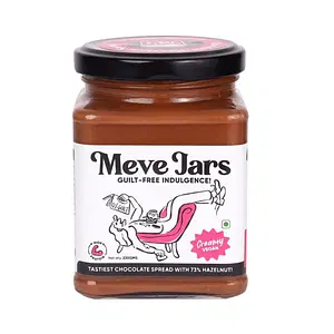 Meve Jars - Hazelnut Chocolate Spread |Vegan | No Preservatives | Gluten Free | High in Protein (Creamy)