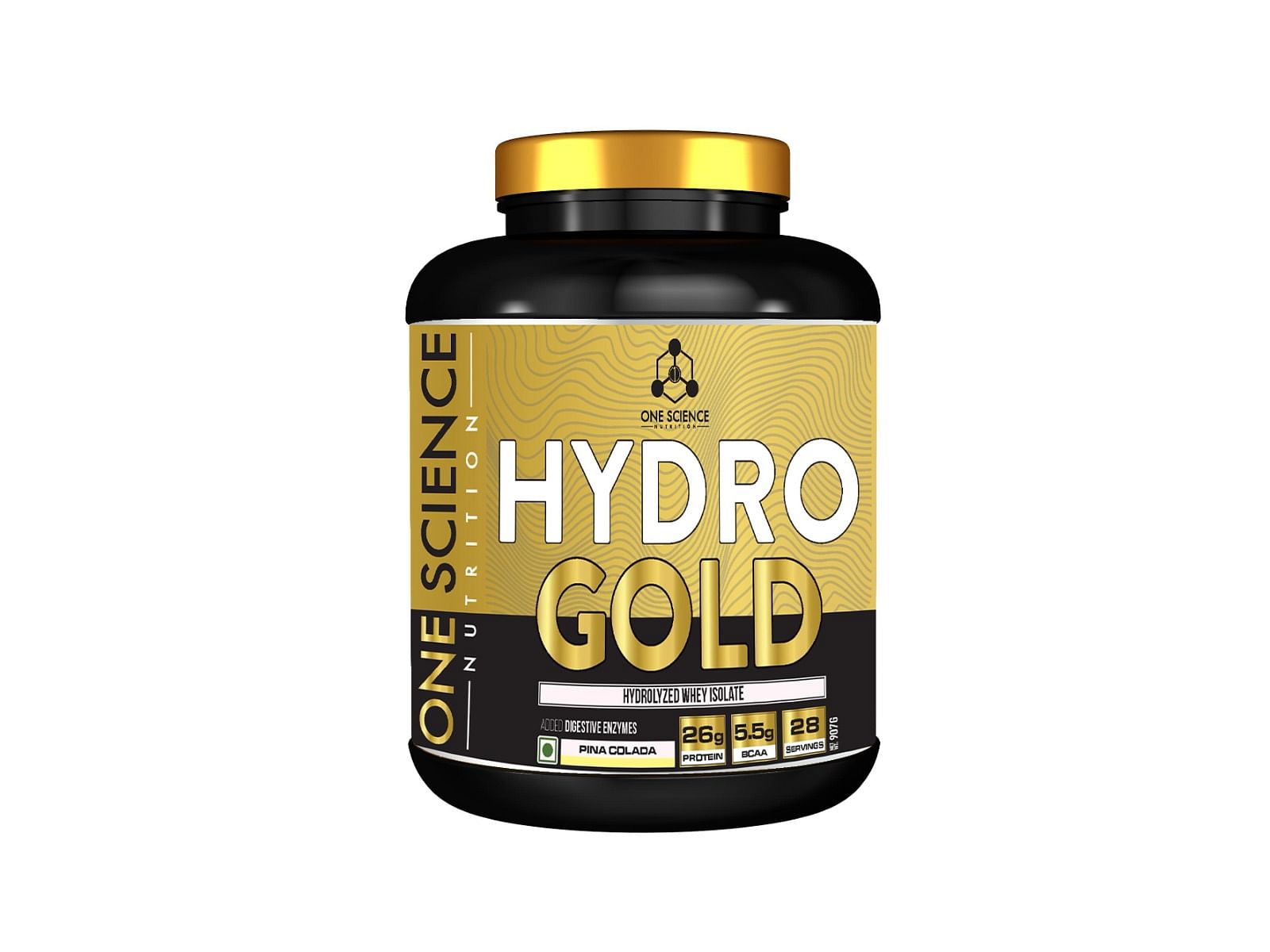 

One Science Nutrition (ONS) HYDRO GOLD Protein Powder- 5lbs | Hydrolyzed Whey for easy digestion | highly-refined and low-calorie protein | 26g Iso...