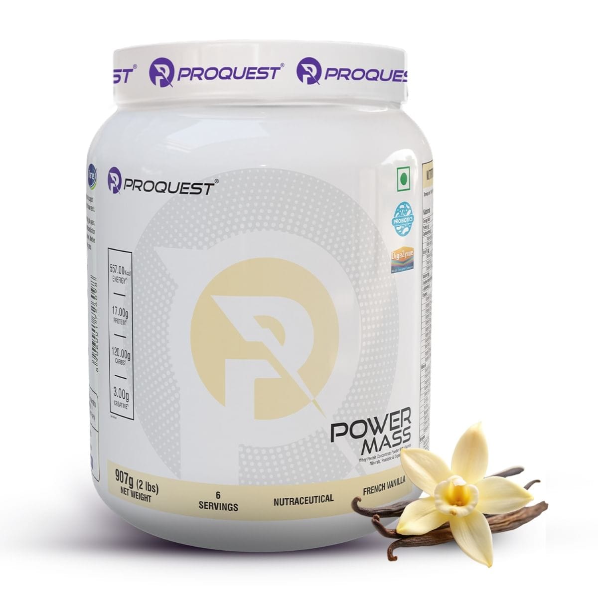 Proquest Nutrition Power Mass Weight Gainer French Vanilla Flavour