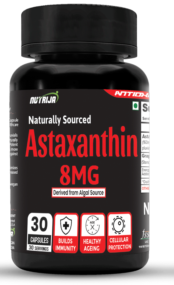 NutriJa Astaxanthin 8mg – Naturally Sourced from Algae, Antioxidant Supplement | Supports Cardiovascular Health, Support Healthy Ageing.-picture-4