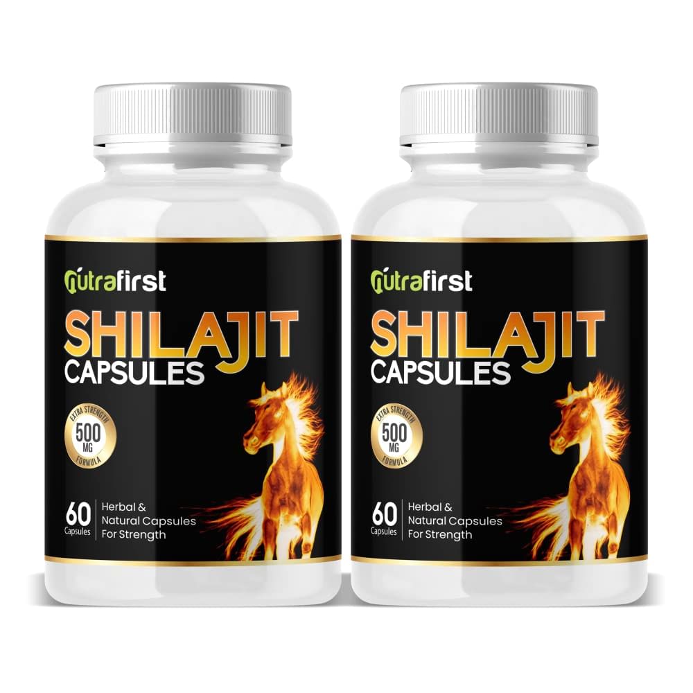 

NutraFirst Shilajit Capsule, 2B (2 x 60 Capsules)
