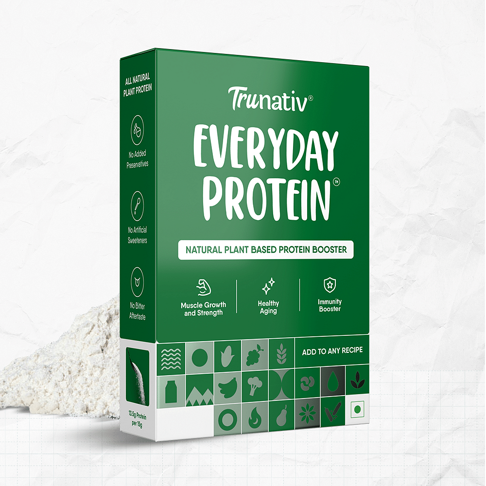 

TruNativ Everyday Plant Protein| 13.5g Protein| Soy, Pea & Brown Rice Protein| Keto Friendly| For Men & Women| Cook, Bake, Blend| Add to your Daily...