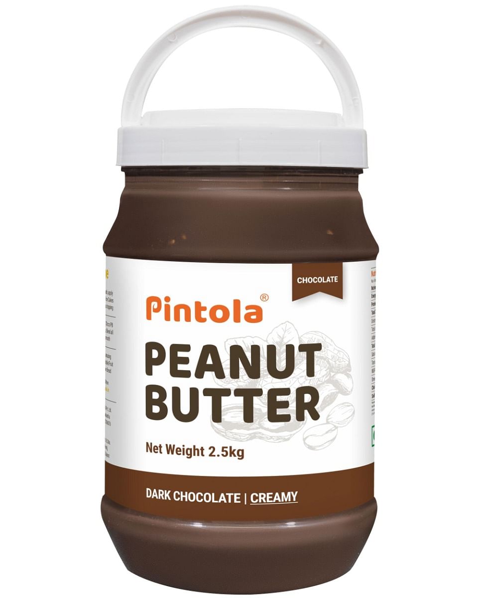 

Pintola Choco Spread Peanut Butter Made with premium quality peanuts & blended with rich dark chocolate | Non GMO, Naturally Gluten Free, Zero Chol...