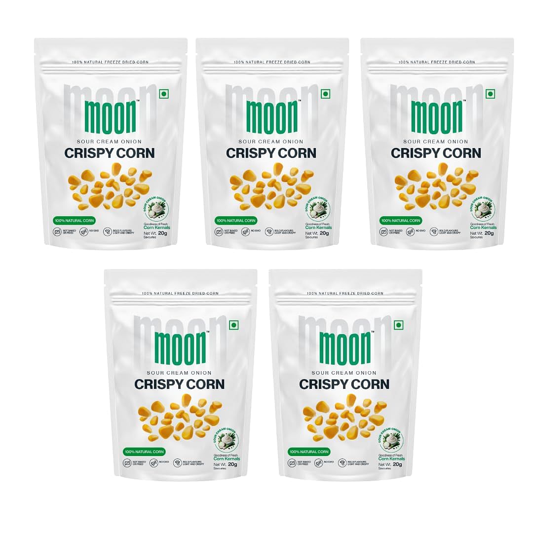 

Moon Sour Cream Onion Crispy Corn Pack of 05 100g (20g X 5)