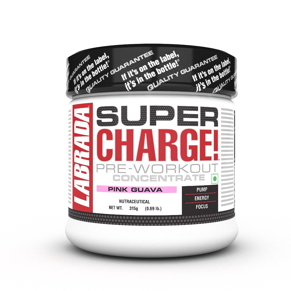 

Labrada Supercharge Preworkout Pink Guava 315g