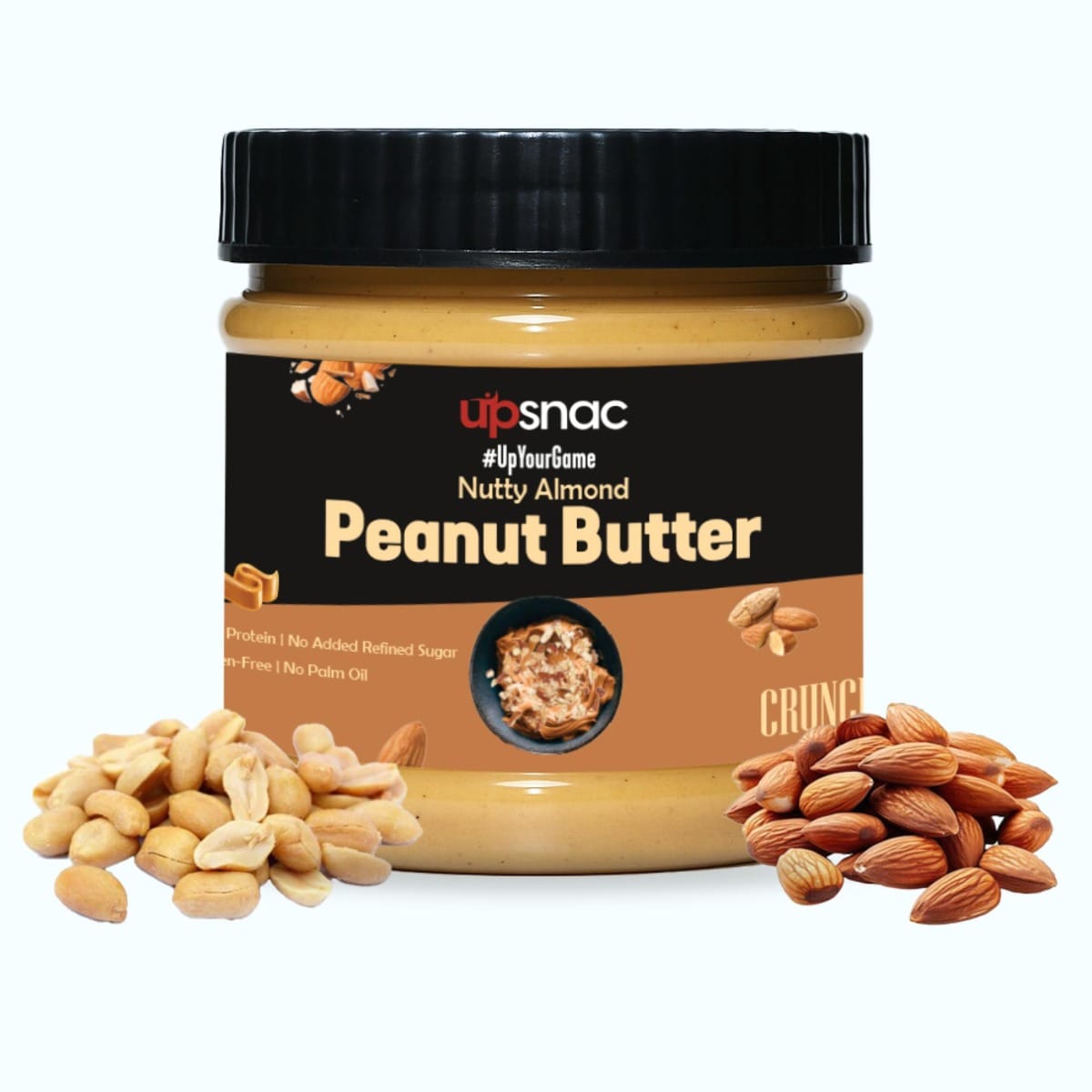 Upsnac Nutty Almond Peanut Butter (Crunchy)