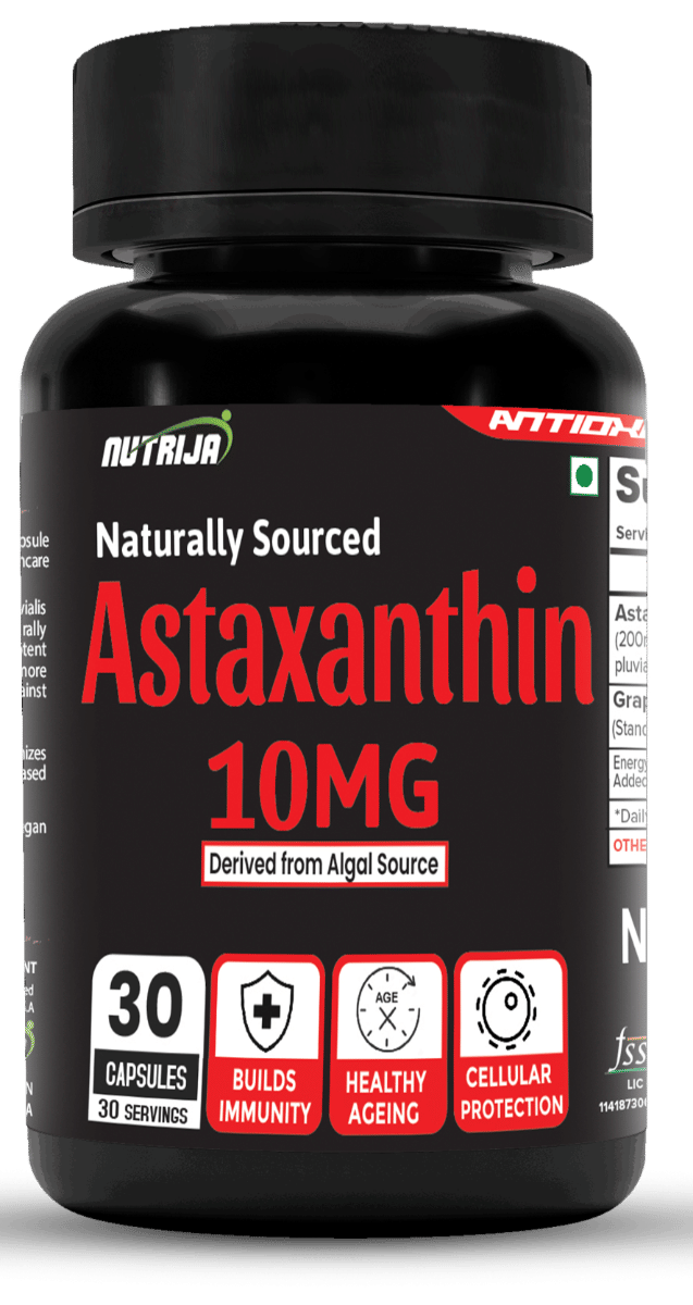 NutriJa Astaxanthin 10mg– Naturally Sourced from Algae, Antioxidant Supplement | Supports Cardiovascular Health, Support Healthy Ageing-picture-17