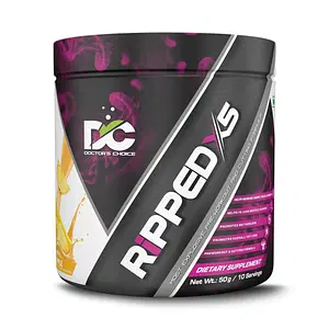 DC DOCTOR'S CHOICE Pre Workout RIPPED - X5 Most Explosive Pre Workout For Strength and Support, with CLA,Natural caffeine, L-carnitine, Burn Calories Faster, Boost Performance (Pineapple)