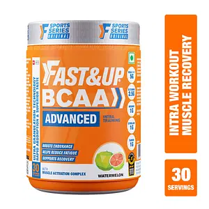 Fast & Up BCAA Supplement- Pre/Post Intra Workout Supplement For Muscle Recovery&Endurance Energy Drink (450 g)