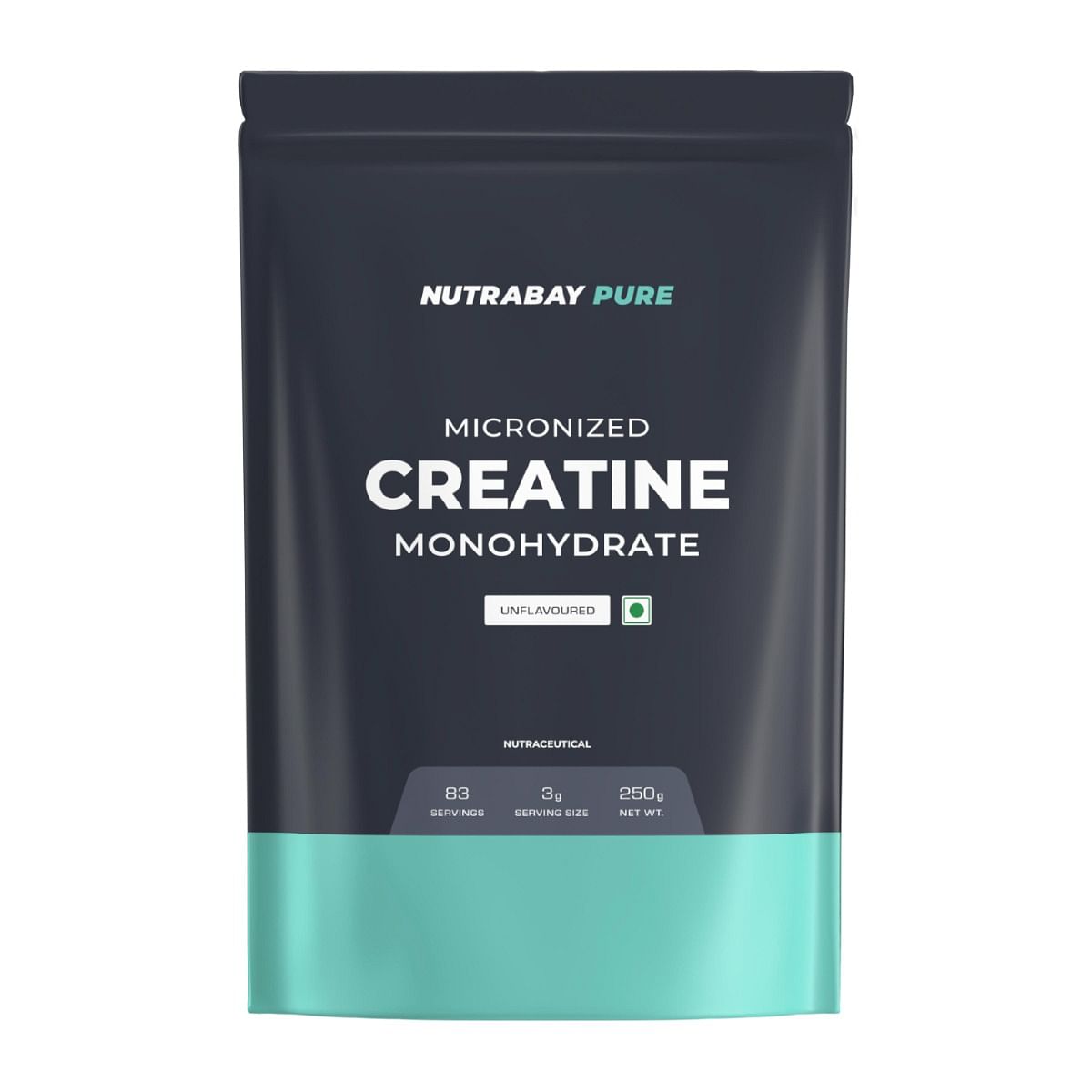 

Nutrabay Pure Micronised Creatine Monohydrate 250g | 83 Servings | Unflavoured | Strength