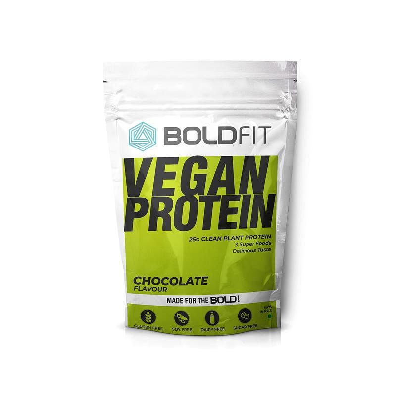 

Boldfit Plant Protein Powder For Men & Women - Vegan Plant Protein Powder For Men & Women - Supports Metabolism, Immunity & Antioxidant - Chocolate...