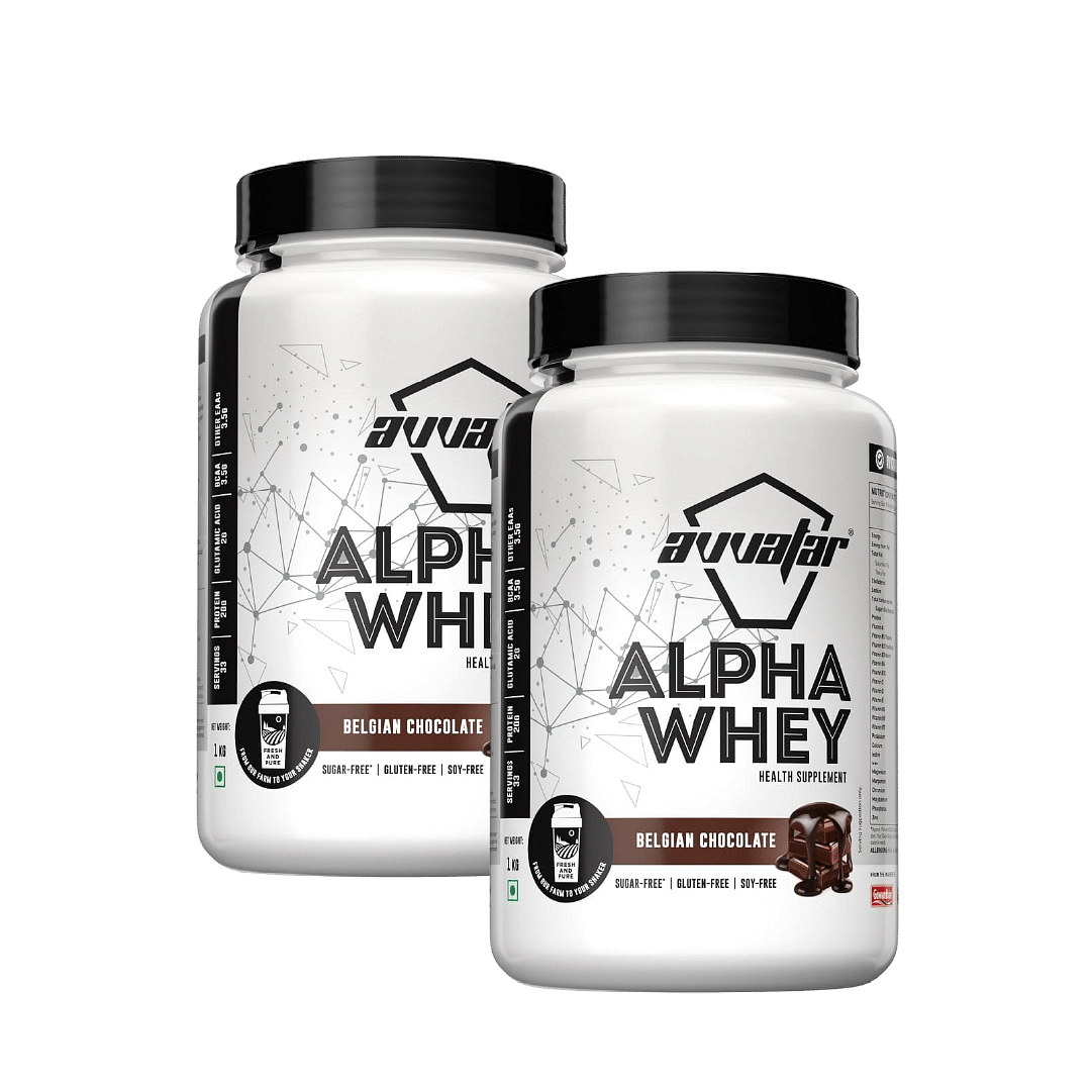 

Avvatar Alpha Whey 1Kg | Belgian Chocolate | 33 Servings | 20G Protein Pack Of 2