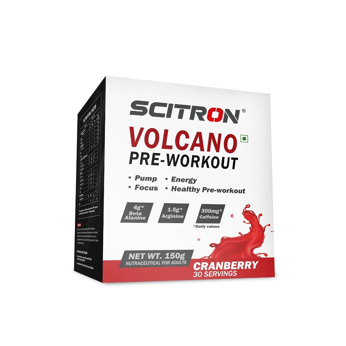 

Scitron Volcano Preworkout 150g Cranberry