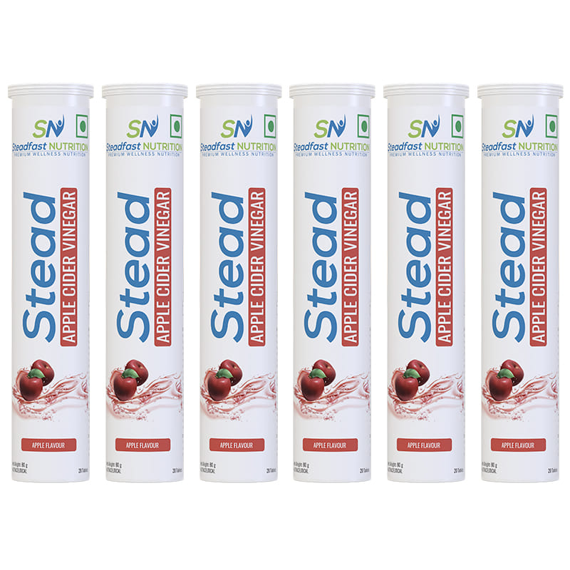 

Steadfast Nutrition Apple Cider Vinegar Tablets for Weight Loss, boost immunity and strengthen | 500mg ACV with Pomegranate, Vitamin C, B6, B12, Su...