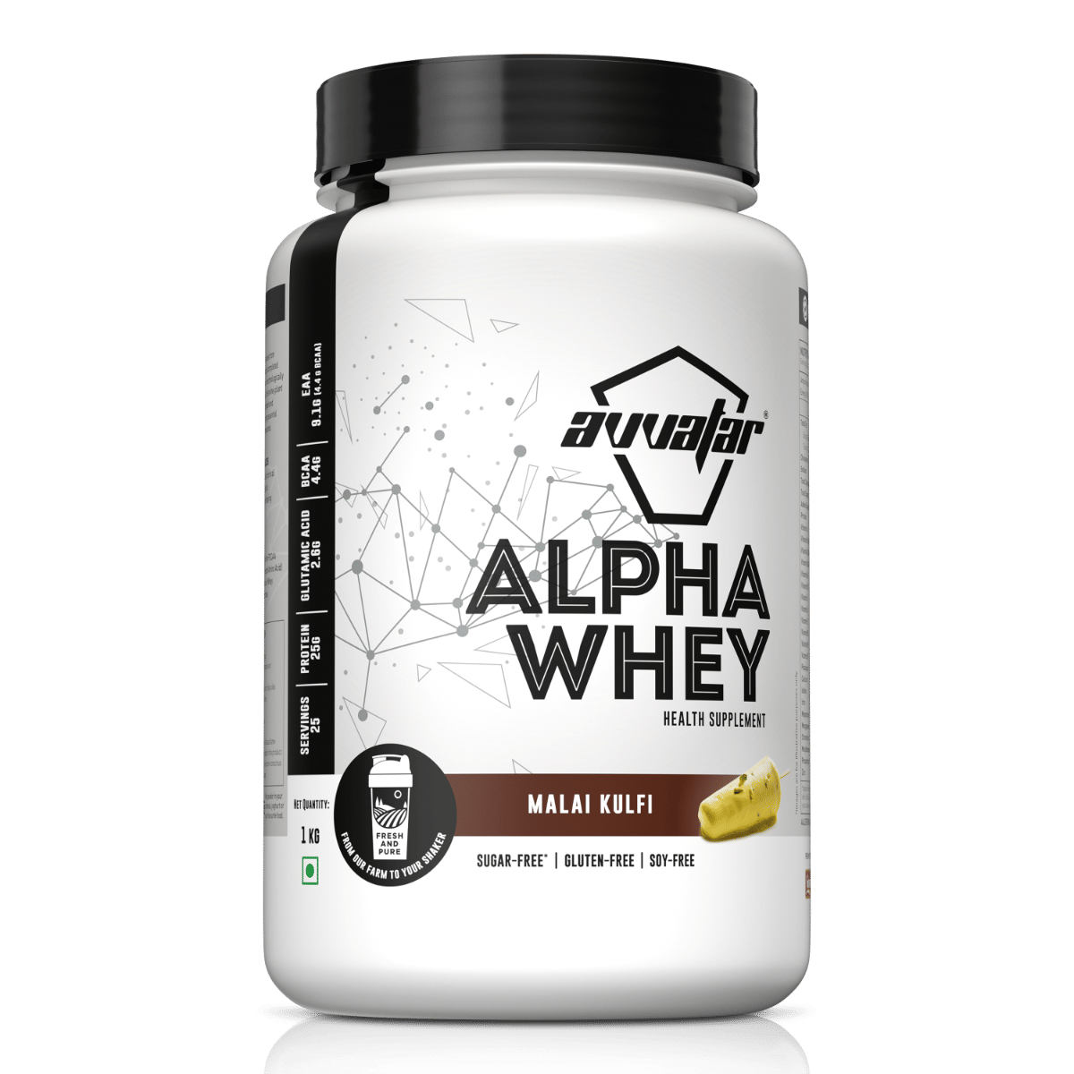 Avvatar Alpha Whey | Malai Kulfi