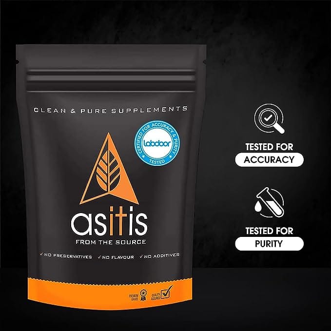 ASITIS Nutrition Pure Creatine Monohydrate for Muscle Building USA