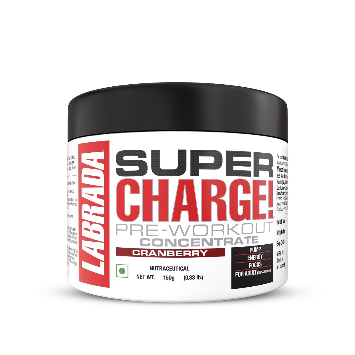 

Labrada Supercharge 150g Cranberry