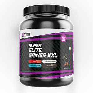 Getmymettle Super Elite Gainer XXL (per 100g <energy 378kcal,protein 21g,carbohydrate 69g) Chocolate